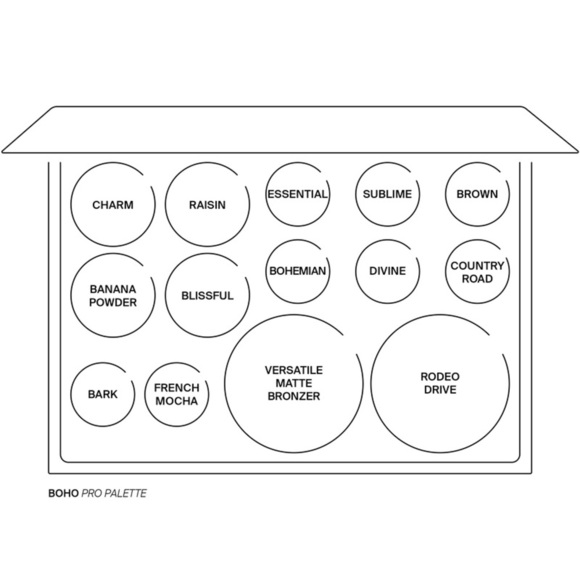 OFRA Cosmetics – BOHO PALETTE – Full Face Pro Palette - Picture 2 of 6